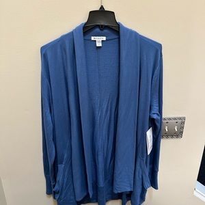 NWT Athleta Pranayama Wrap in blue. Size 2X.